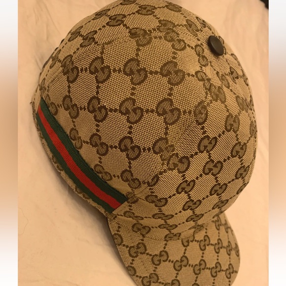 Authentic Vintage Gucci Baseball Cap. Lightly Worn, Great Condition. Size L - Picture 2 of 6